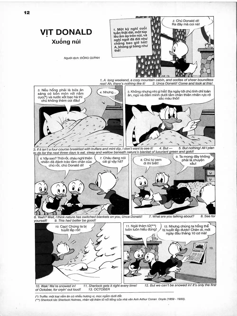 Truyện Tranh Donald Và Bạn Hữu trang 2
