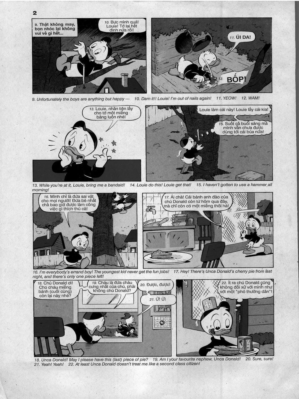 Truyện Tranh Donald Và Bạn Hữu trang 2