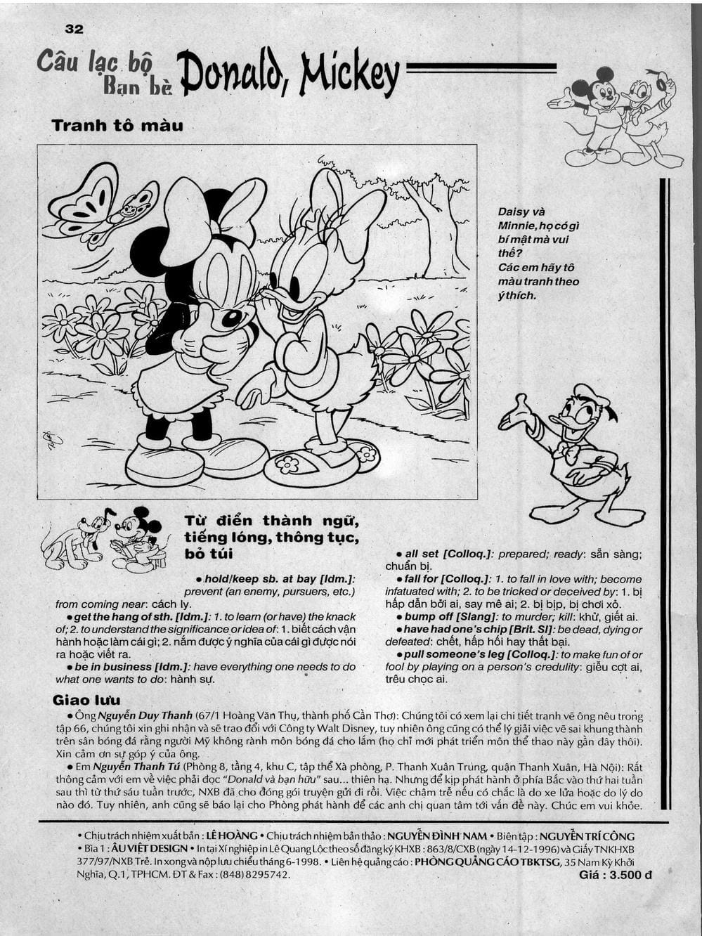 Truyện Tranh Donald Và Bạn Hữu trang 2
