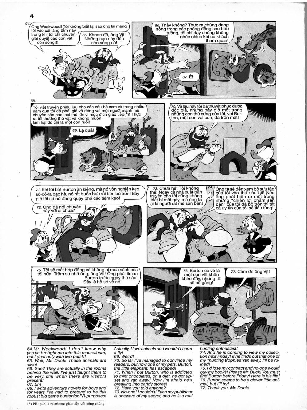 Truyện Tranh Donald Và Bạn Hữu trang 2