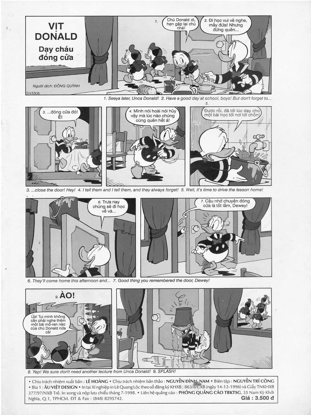Truyện Tranh Donald Và Bạn Hữu trang 2