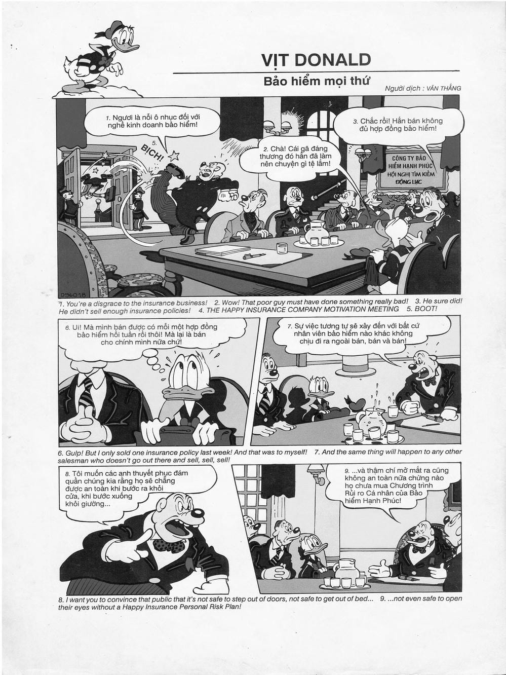 Truyện Tranh Donald Và Bạn Hữu trang 2