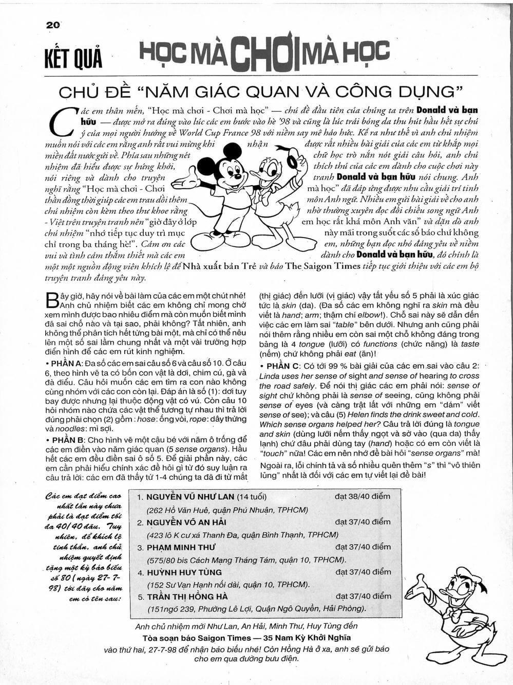 Truyện Tranh Donald Và Bạn Hữu trang 2