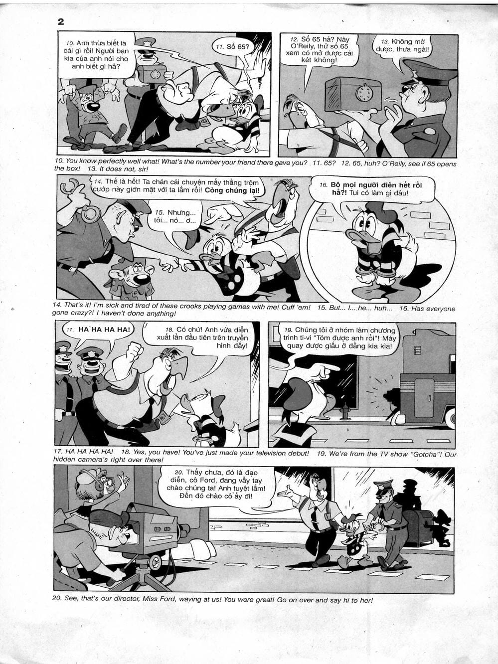 Truyện Tranh Donald Và Bạn Hữu trang 2