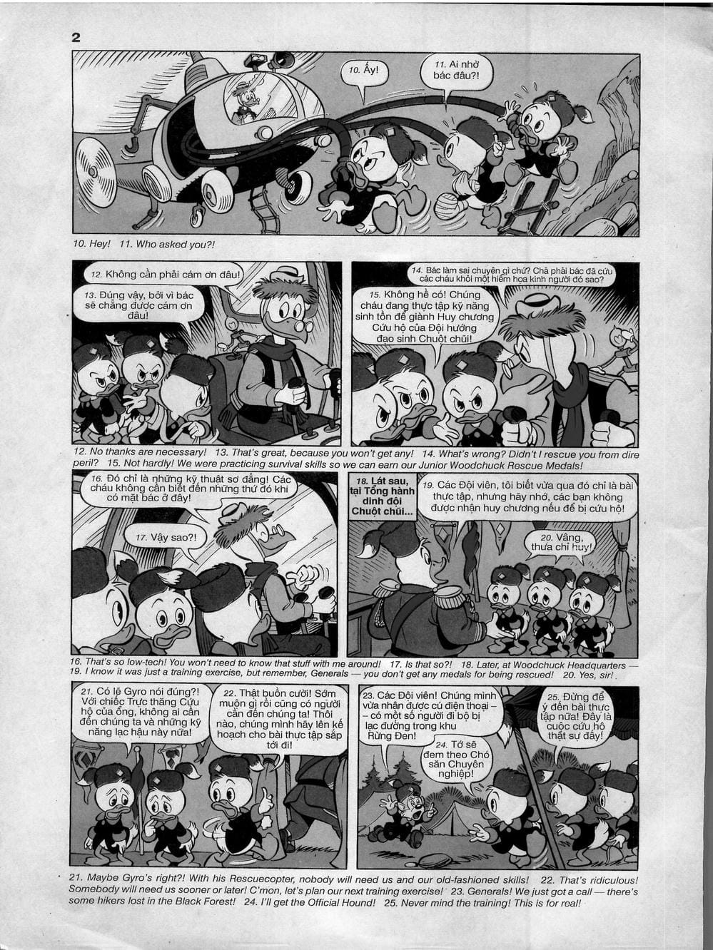 Truyện Tranh Donald Và Bạn Hữu trang 2