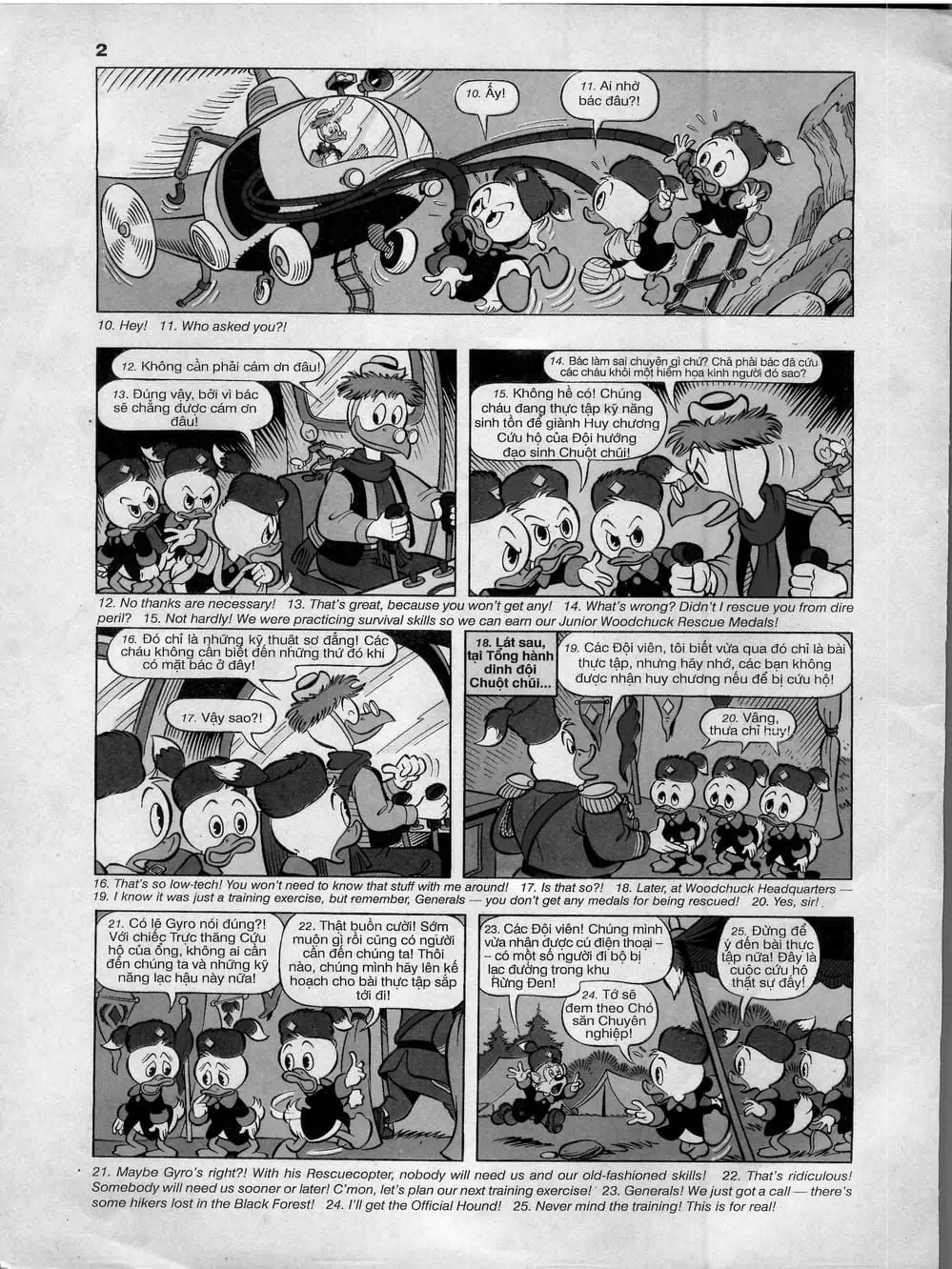 Truyện Tranh Donald Và Bạn Hữu trang 2