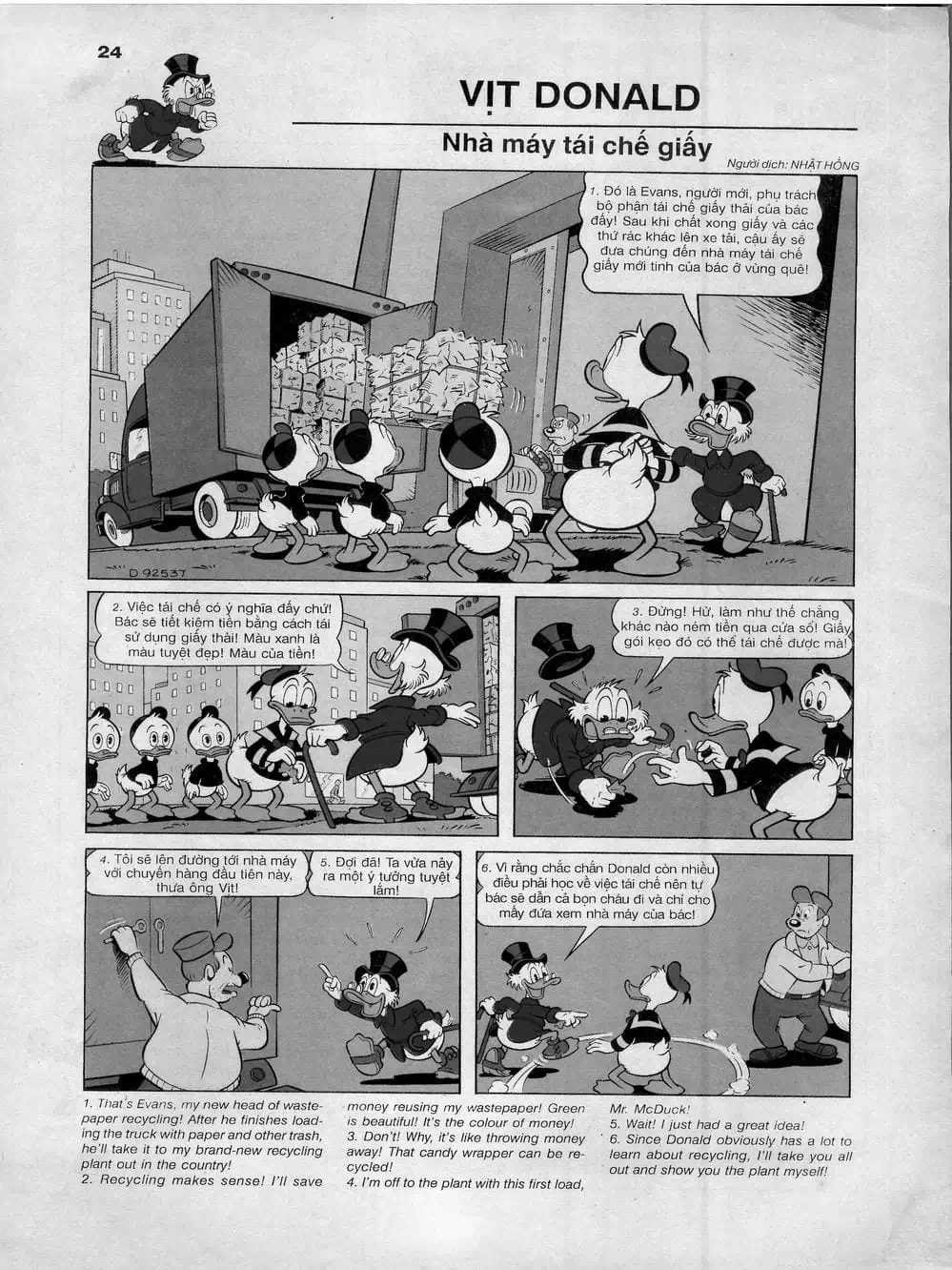 Truyện Tranh Donald Và Bạn Hữu trang 2