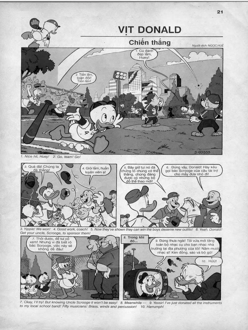 Truyện Tranh Donald Và Bạn Hữu trang 2