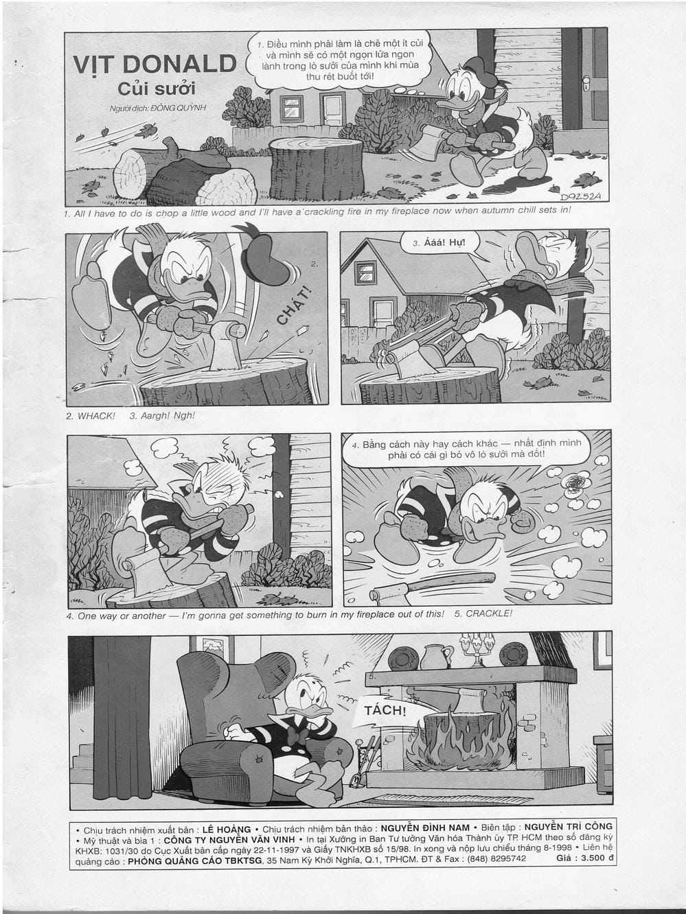 Truyện Tranh Donald Và Bạn Hữu trang 2