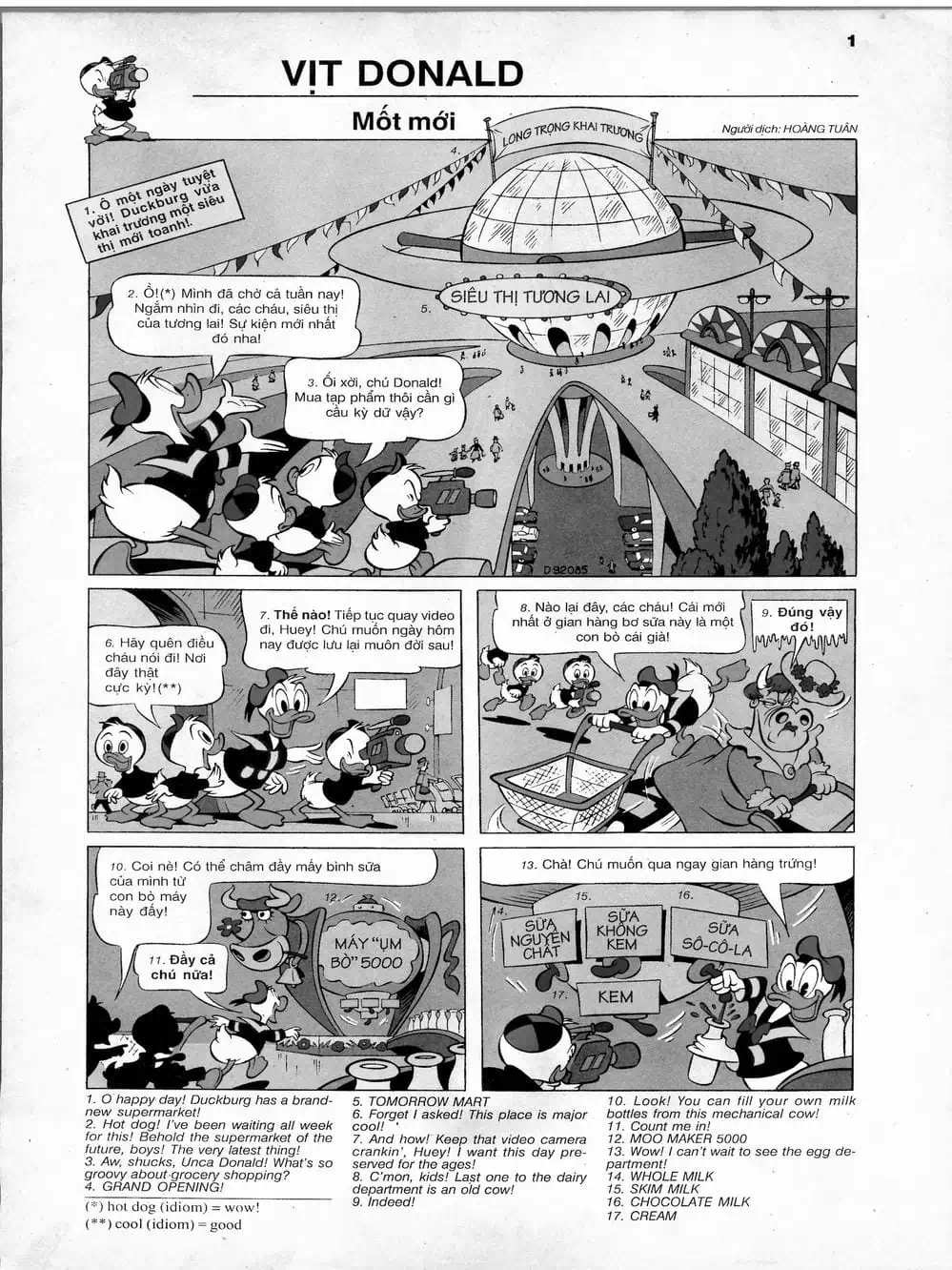 Truyện Tranh Donald Và Bạn Hữu trang 2