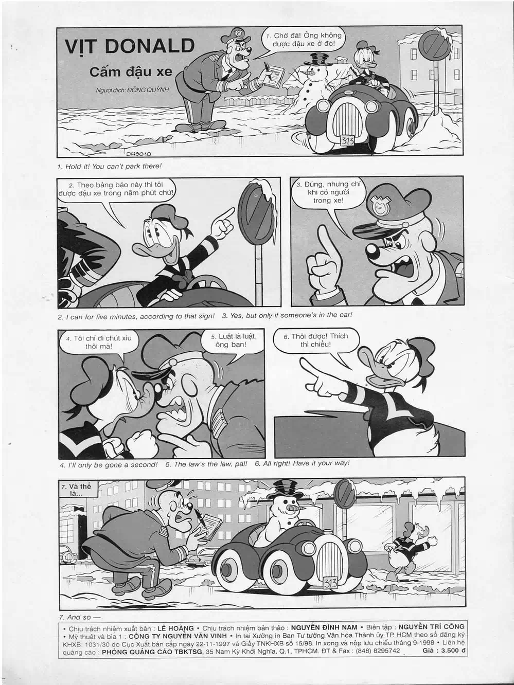 Truyện Tranh Donald Và Bạn Hữu trang 2