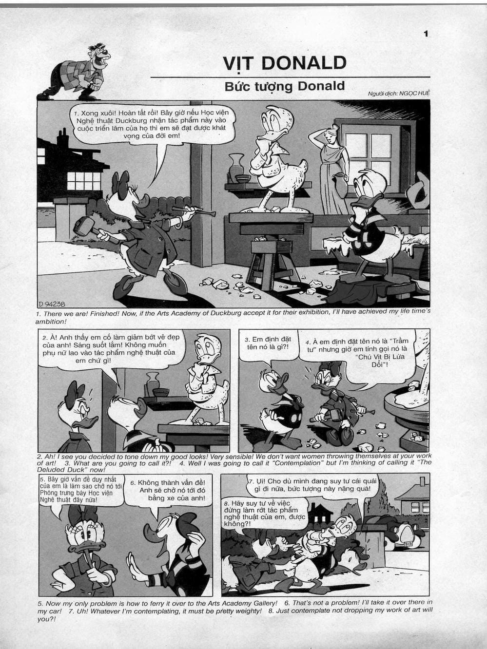 Truyện Tranh Donald Và Bạn Hữu trang 2