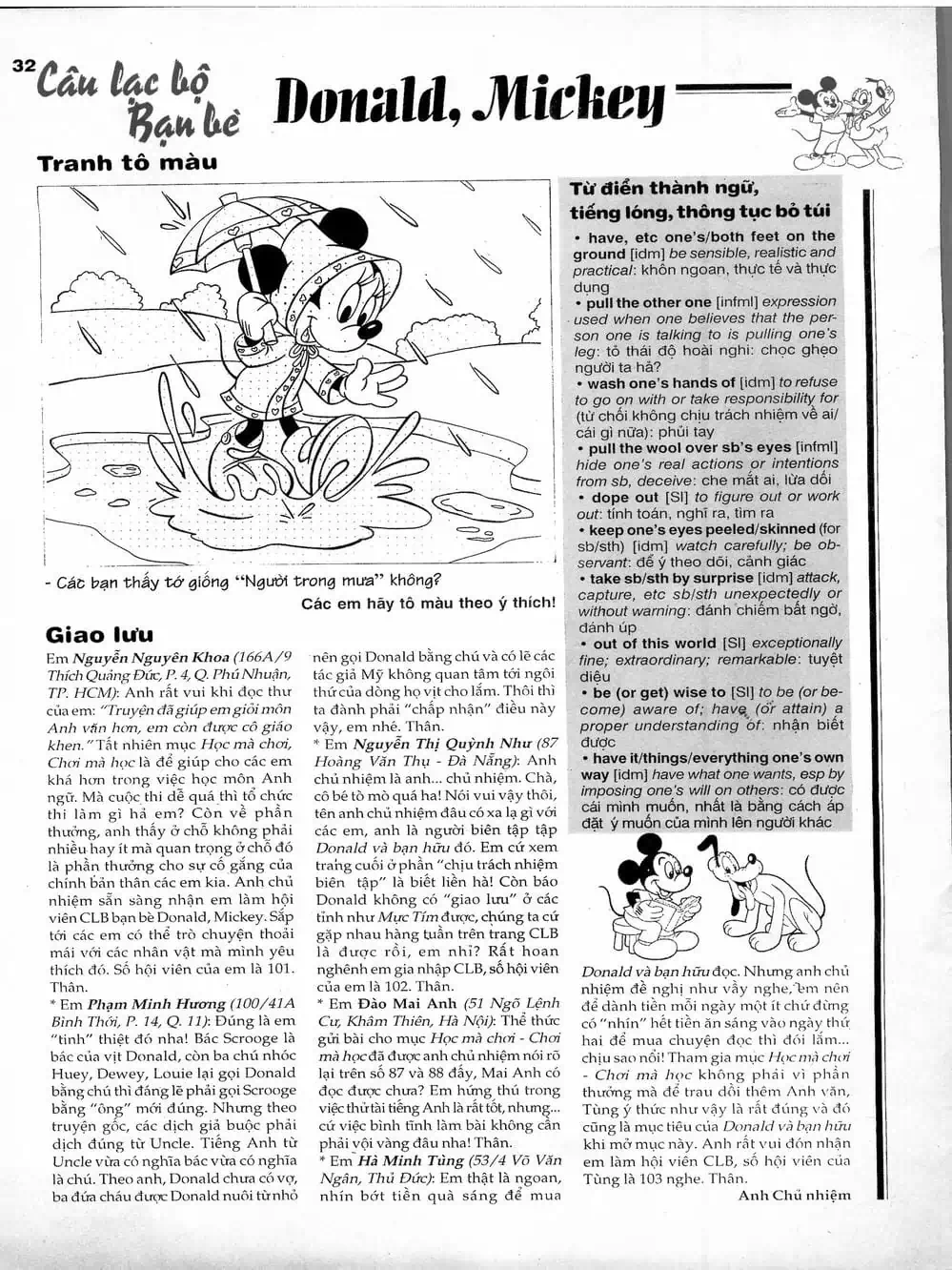 Truyện Tranh Donald Và Bạn Hữu trang 2