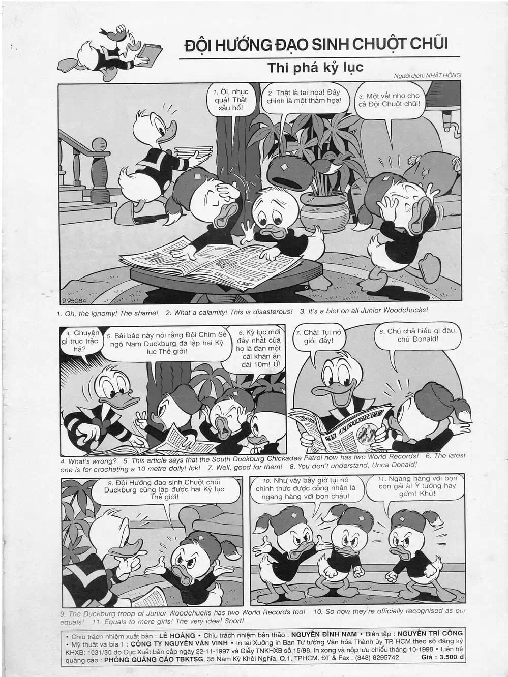 Truyện Tranh Donald Và Bạn Hữu trang 2