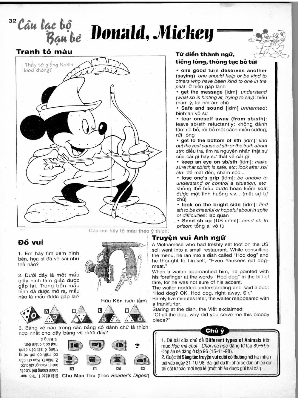 Truyện Tranh Donald Và Bạn Hữu trang 2