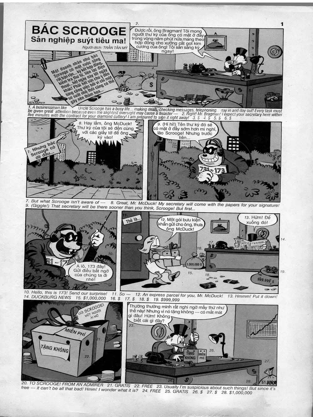 Truyện Tranh Donald Và Bạn Hữu trang 2