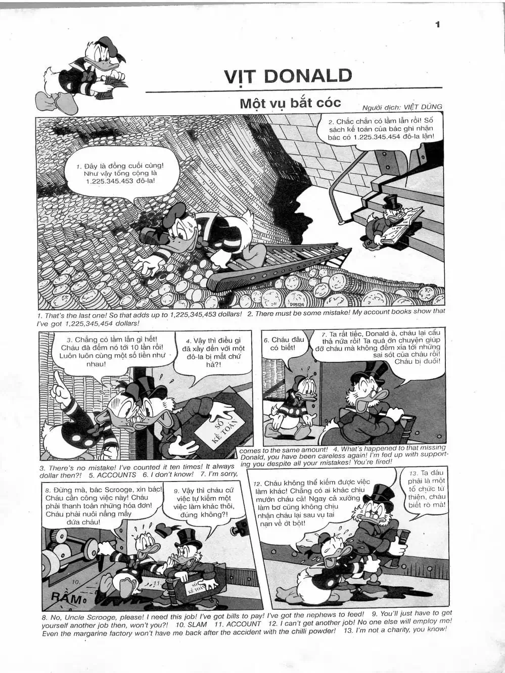 Truyện Tranh Donald Và Bạn Hữu trang 2