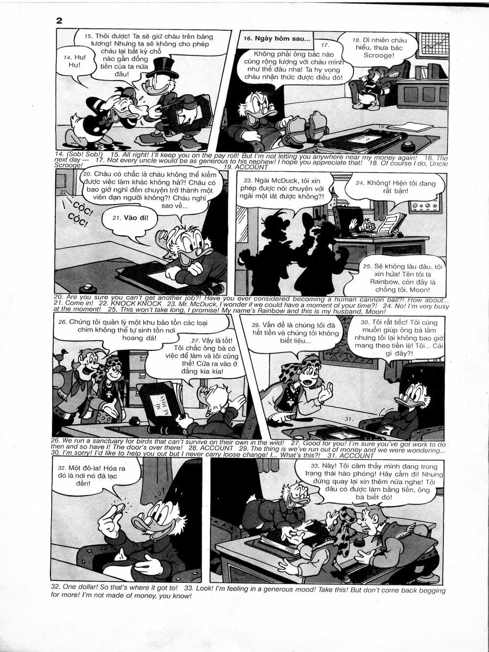 Truyện Tranh Donald Và Bạn Hữu trang 2