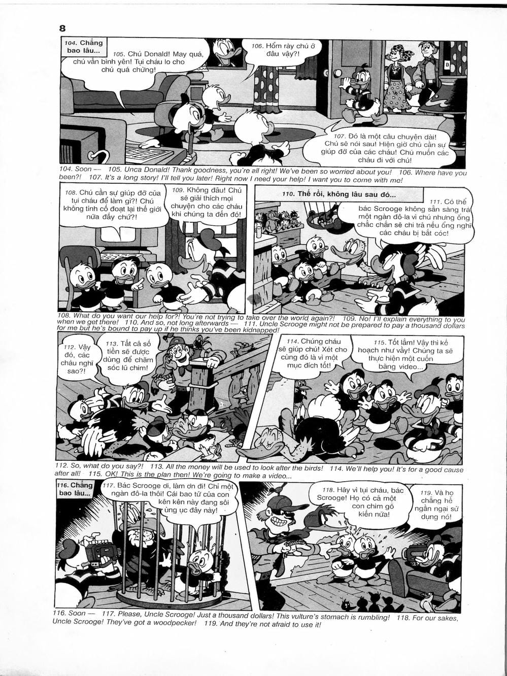 Truyện Tranh Donald Và Bạn Hữu trang 2