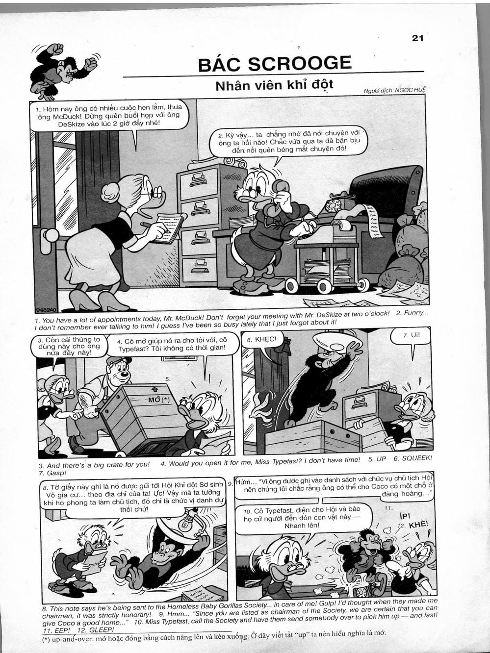 Truyện Tranh Donald Và Bạn Hữu trang 2