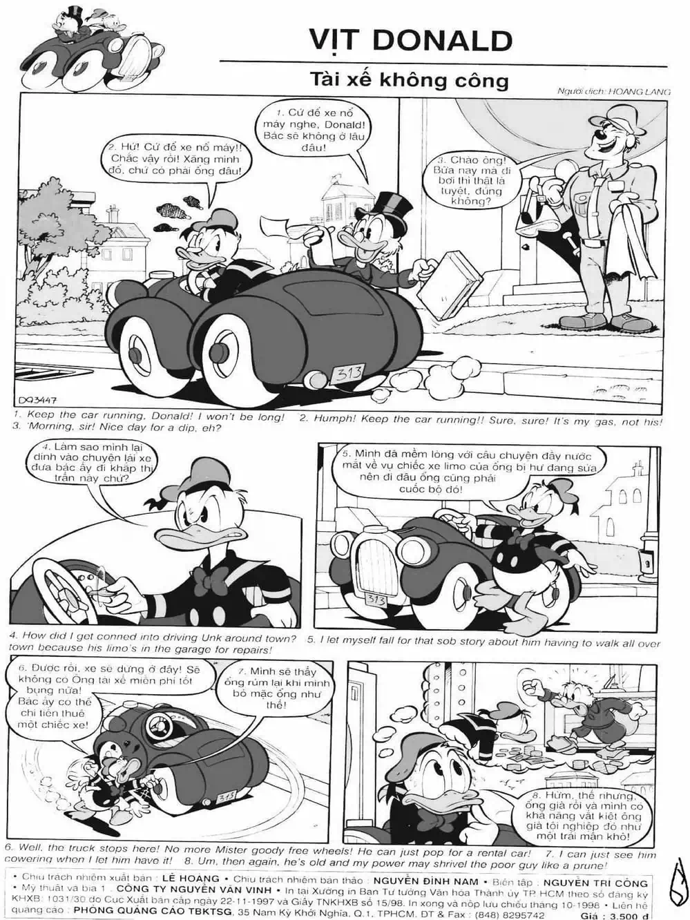 Truyện Tranh Donald Và Bạn Hữu trang 2