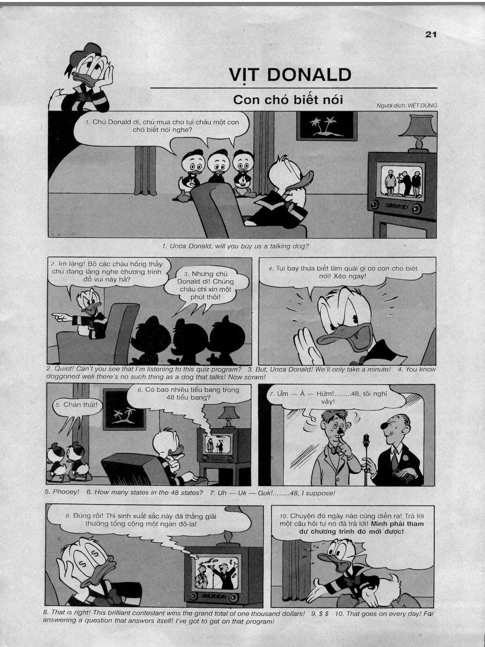 Truyện Tranh Donald Và Bạn Hữu trang 2