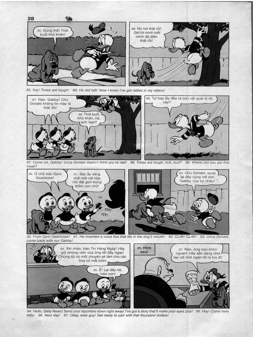 Truyện Tranh Donald Và Bạn Hữu trang 2