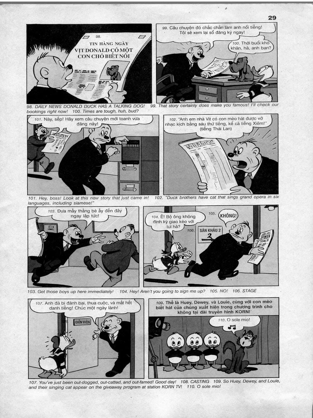 Truyện Tranh Donald Và Bạn Hữu trang 2