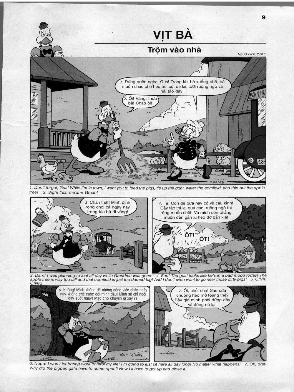 Truyện Tranh Donald Và Bạn Hữu trang 2