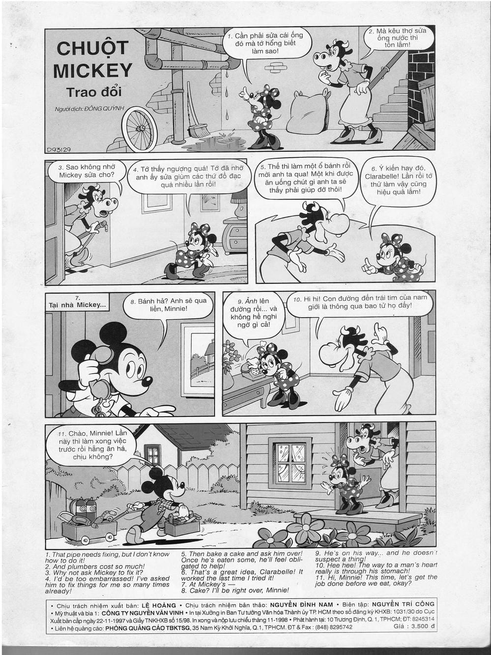 Truyện Tranh Donald Và Bạn Hữu trang 2