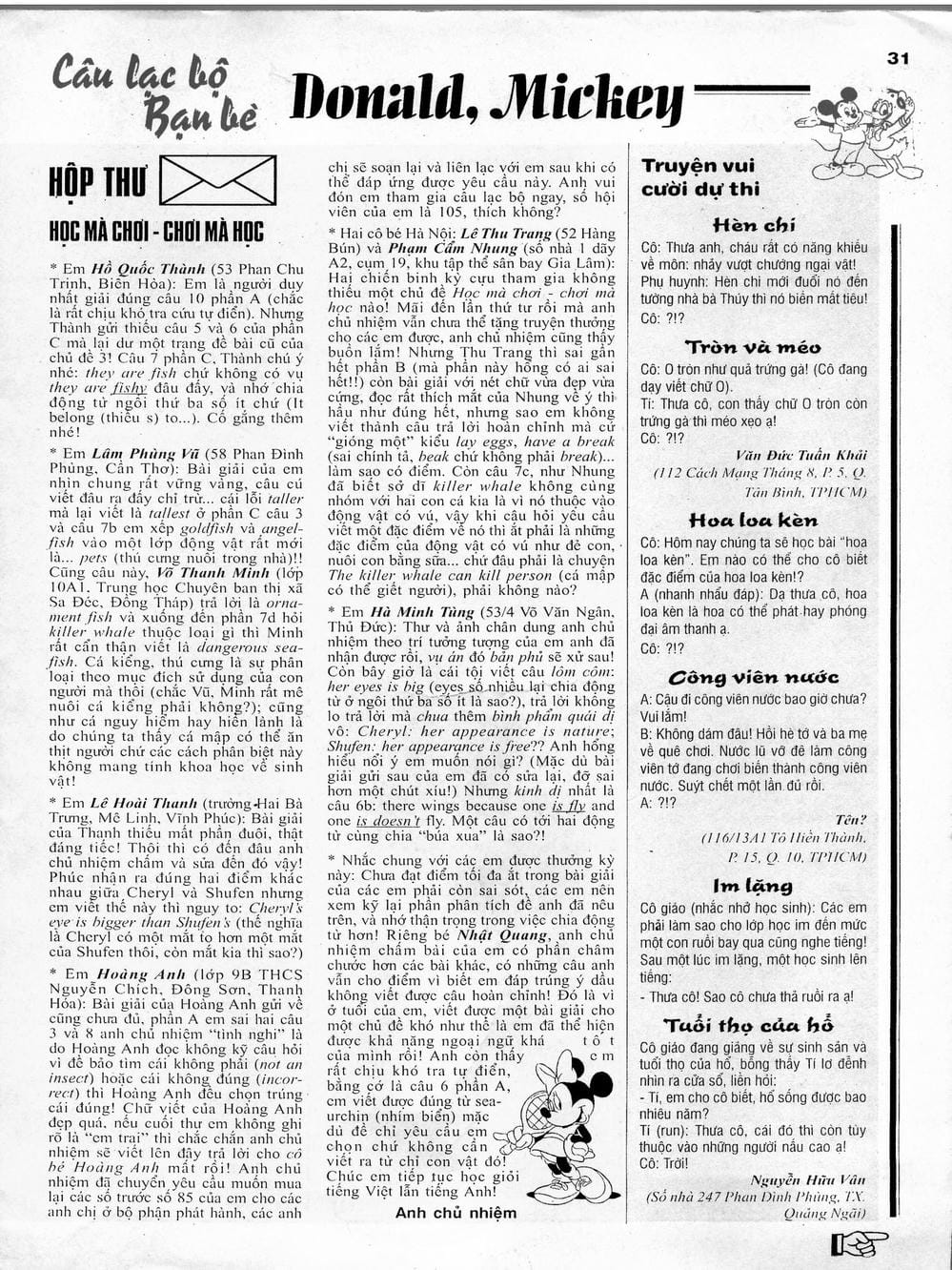 Truyện Tranh Donald Và Bạn Hữu trang 2