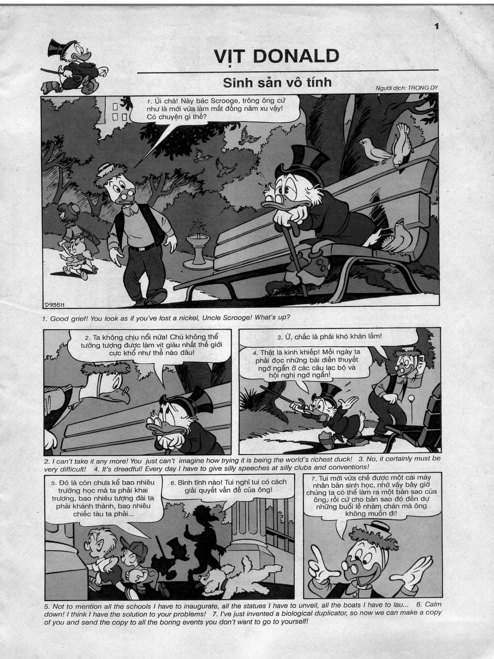 Truyện Tranh Donald Và Bạn Hữu trang 2