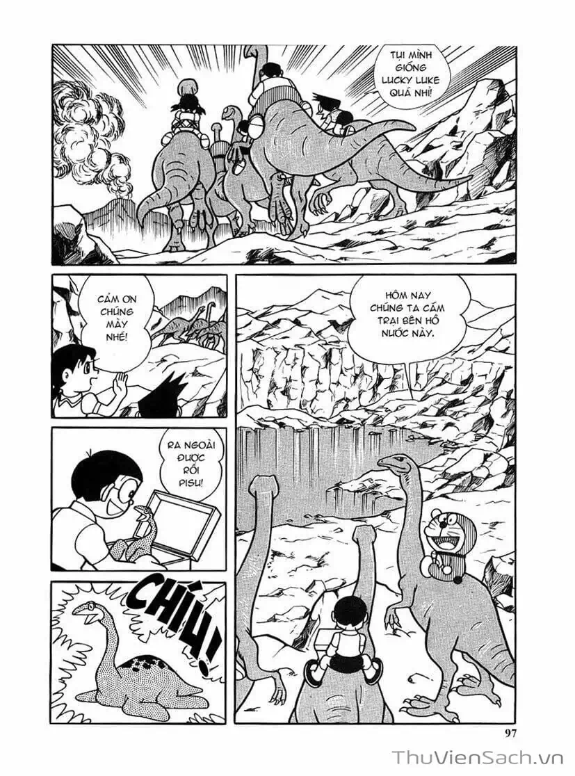 Truyện Tranh Doraemon: Thăm Công Viên Khủng Long trang 11