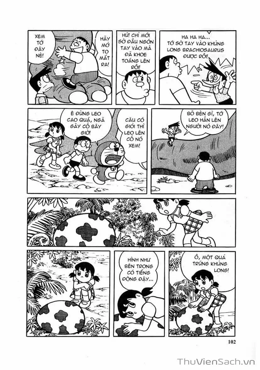 Truyện Tranh Doraemon: Thăm Công Viên Khủng Long trang 11