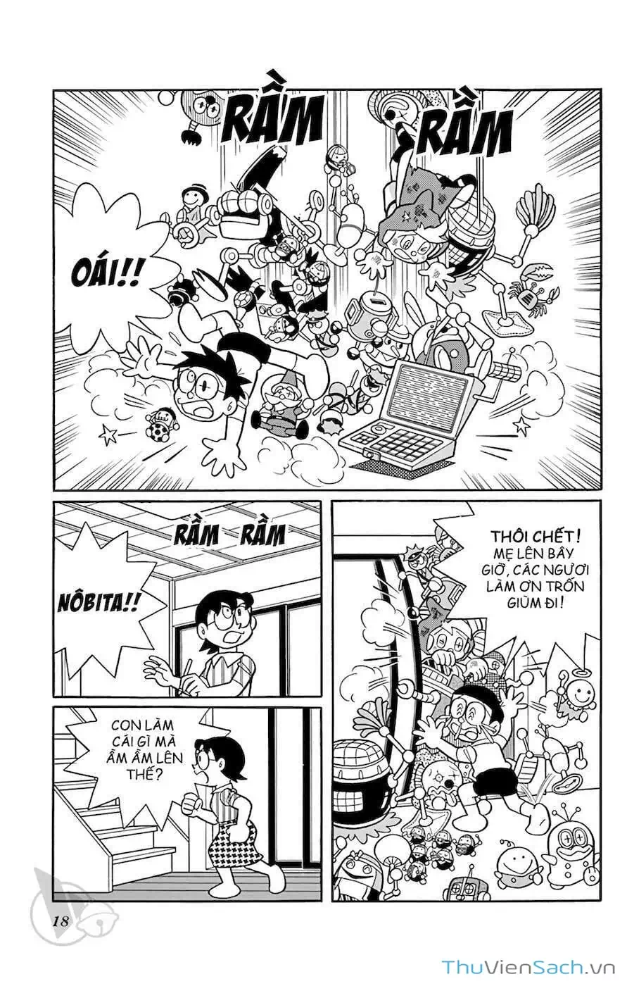 Truyện Tranh Doraemon: Cuộc Chiến Ở Xứ Sở Robot trang 11