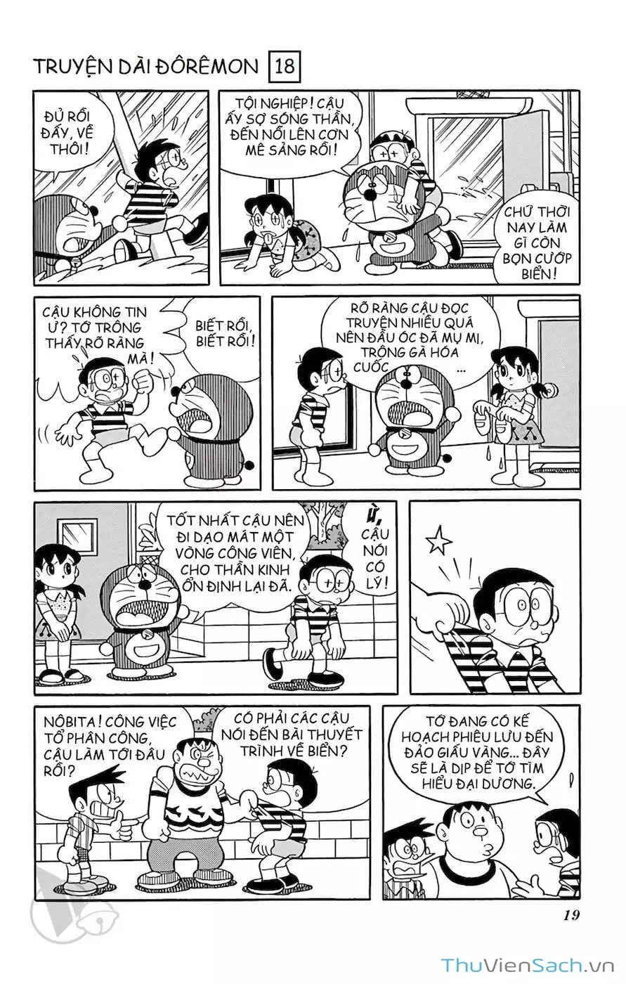 Truyện Tranh Doraemon: Cuộc Phiêu Lưu Đến Đảo Giấu Vàng trang 11