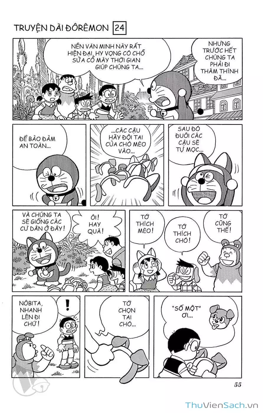 Truyện Tranh Doraemon: Nôbita Ở Vương Quốc Chó Mèo trang 11