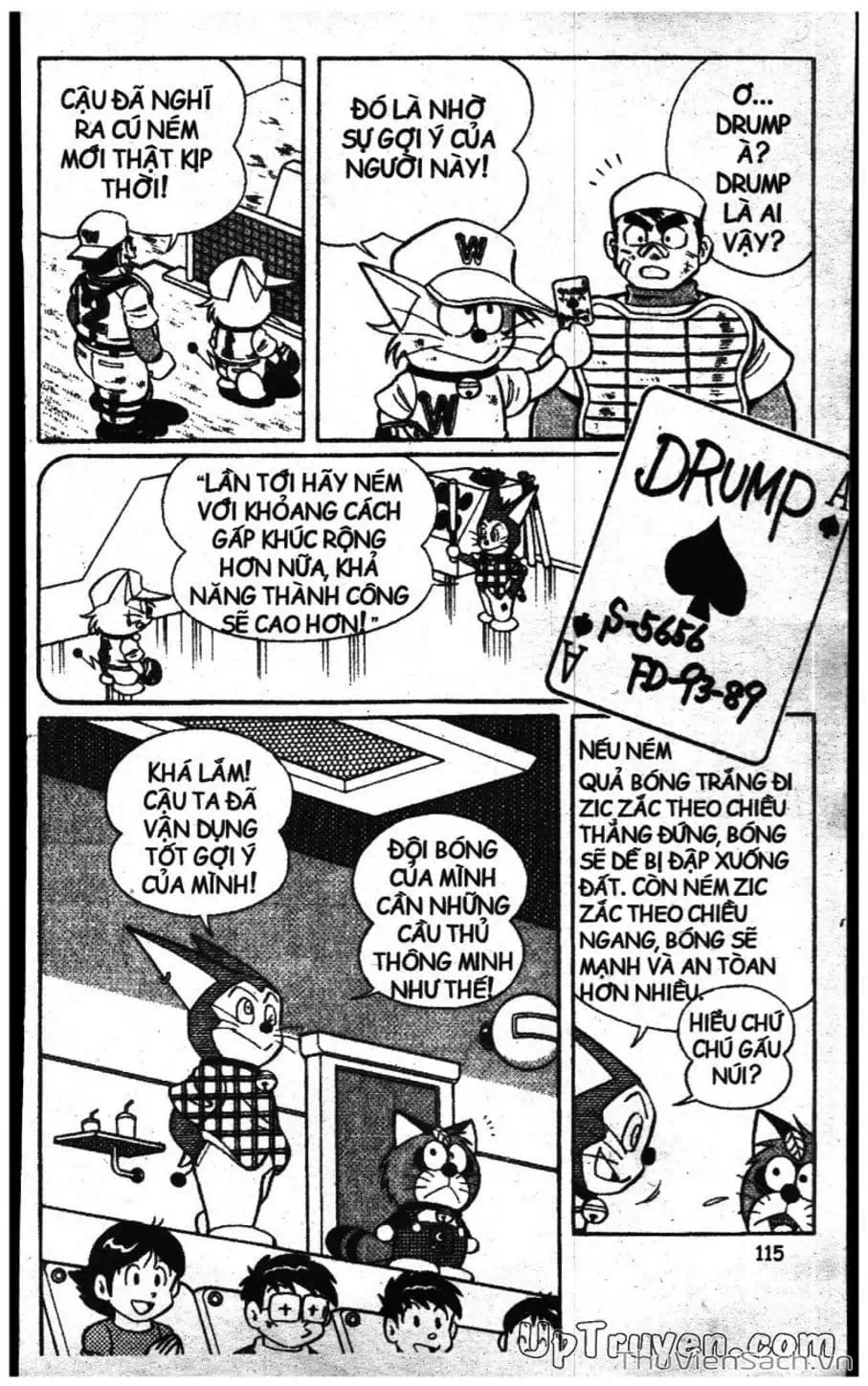 Truyện Tranh Doraemon Bóng Chày trang 3