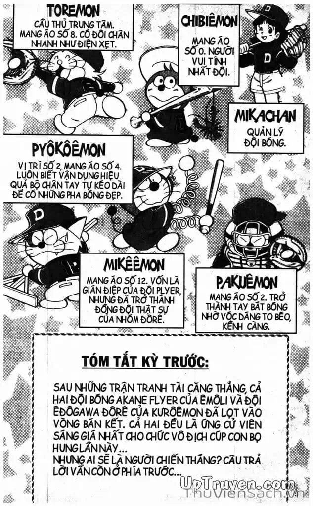 Truyện Tranh Doraemon Bóng Chày trang 3