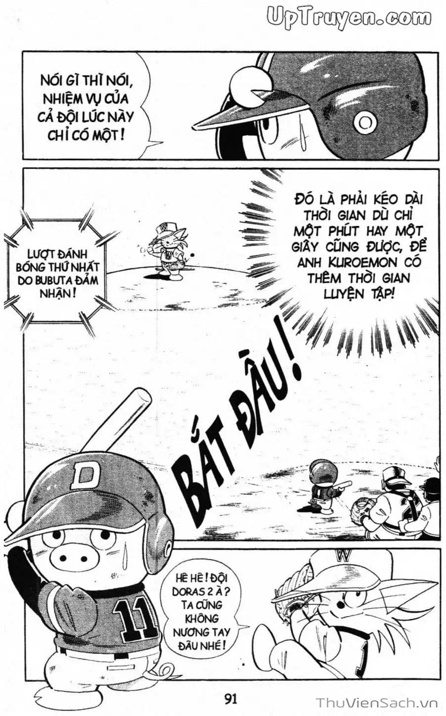 Truyện Tranh Doraemon Bóng Chày trang 3