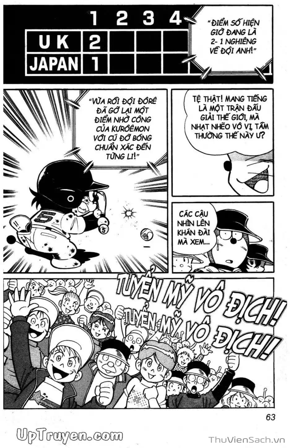 Truyện Tranh Doraemon Bóng Chày trang 3