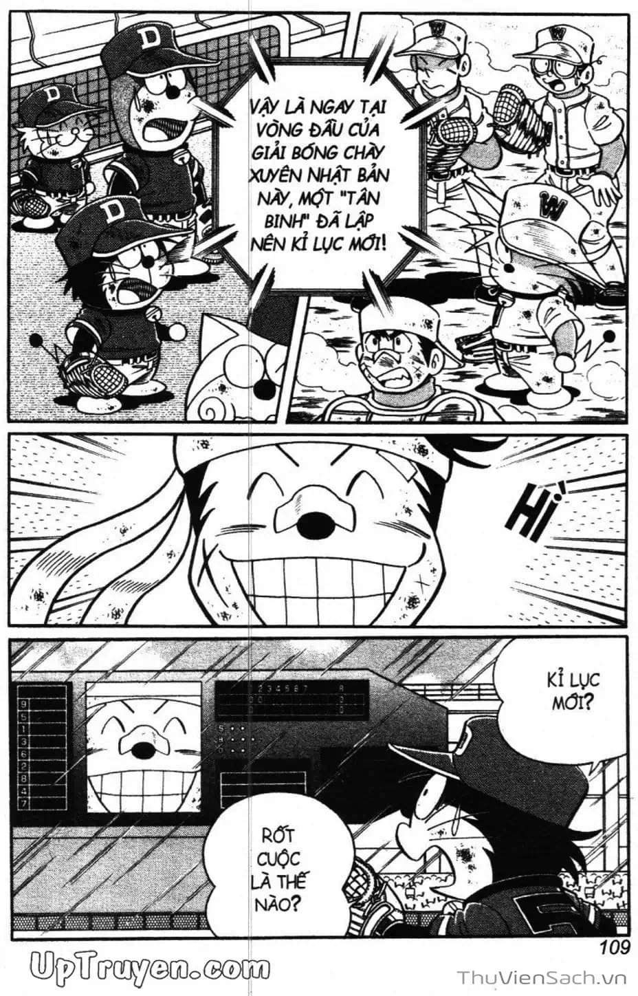 Truyện Tranh Doraemon Bóng Chày trang 3