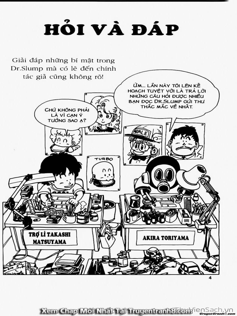 Truyện Tranh Tiến Sĩ Slump - Dr. Slump trang 4