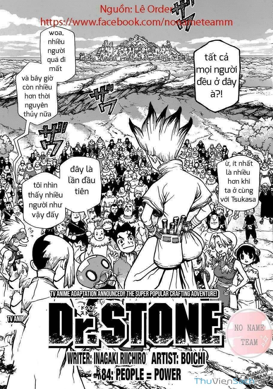 Truyện Tranh Dr. Stone - Hồi Sinh Thế Giới trang 3