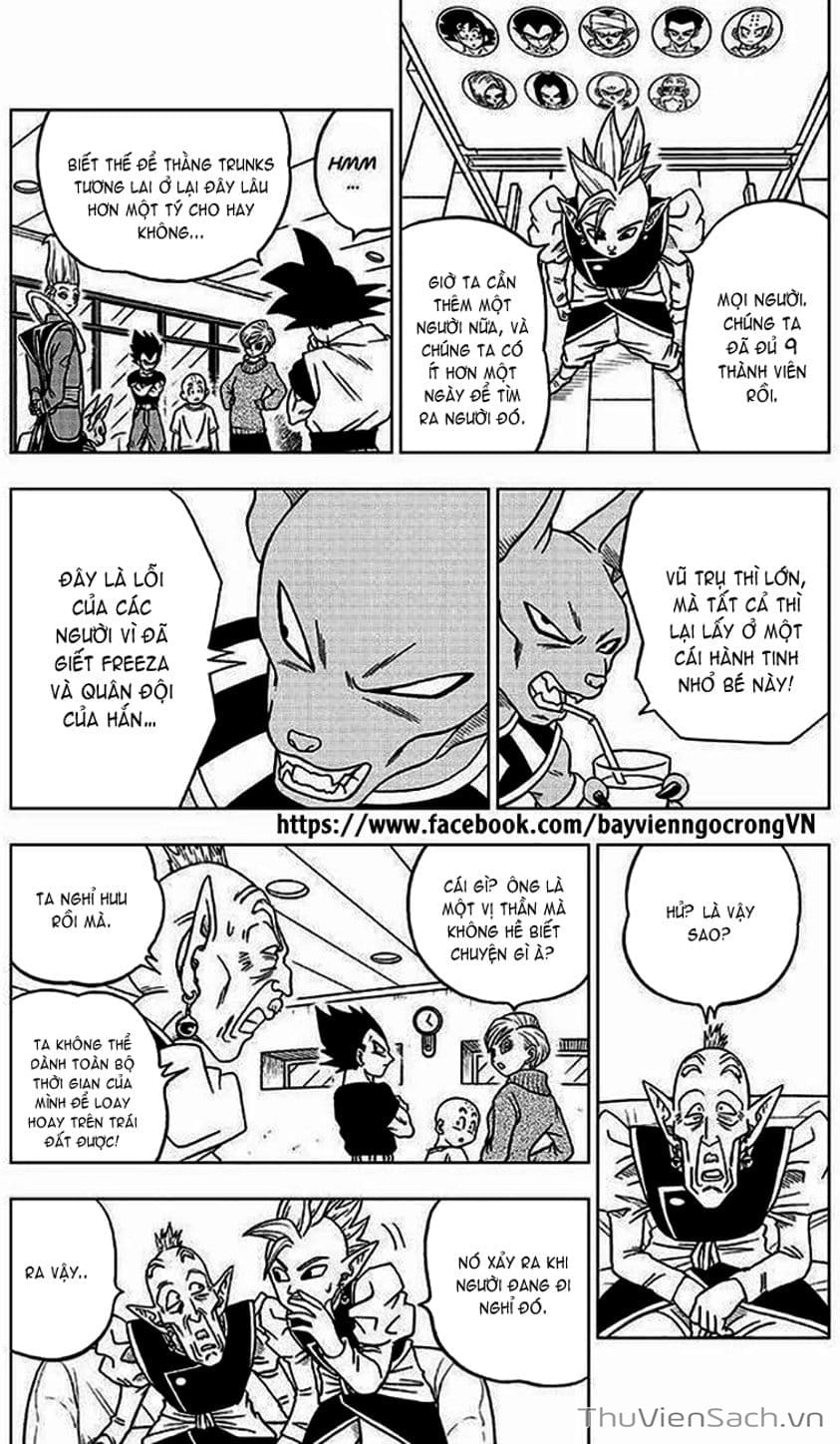 Truyện Tranh Truy Tìm Ngọc Rồng Siêu Cấp - Dragon Ball Super trang 3