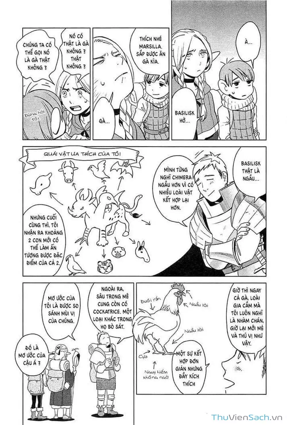 Truyện Tranh Mỹ Vị Hầm Ngục - Dungeon Meshi trang 4