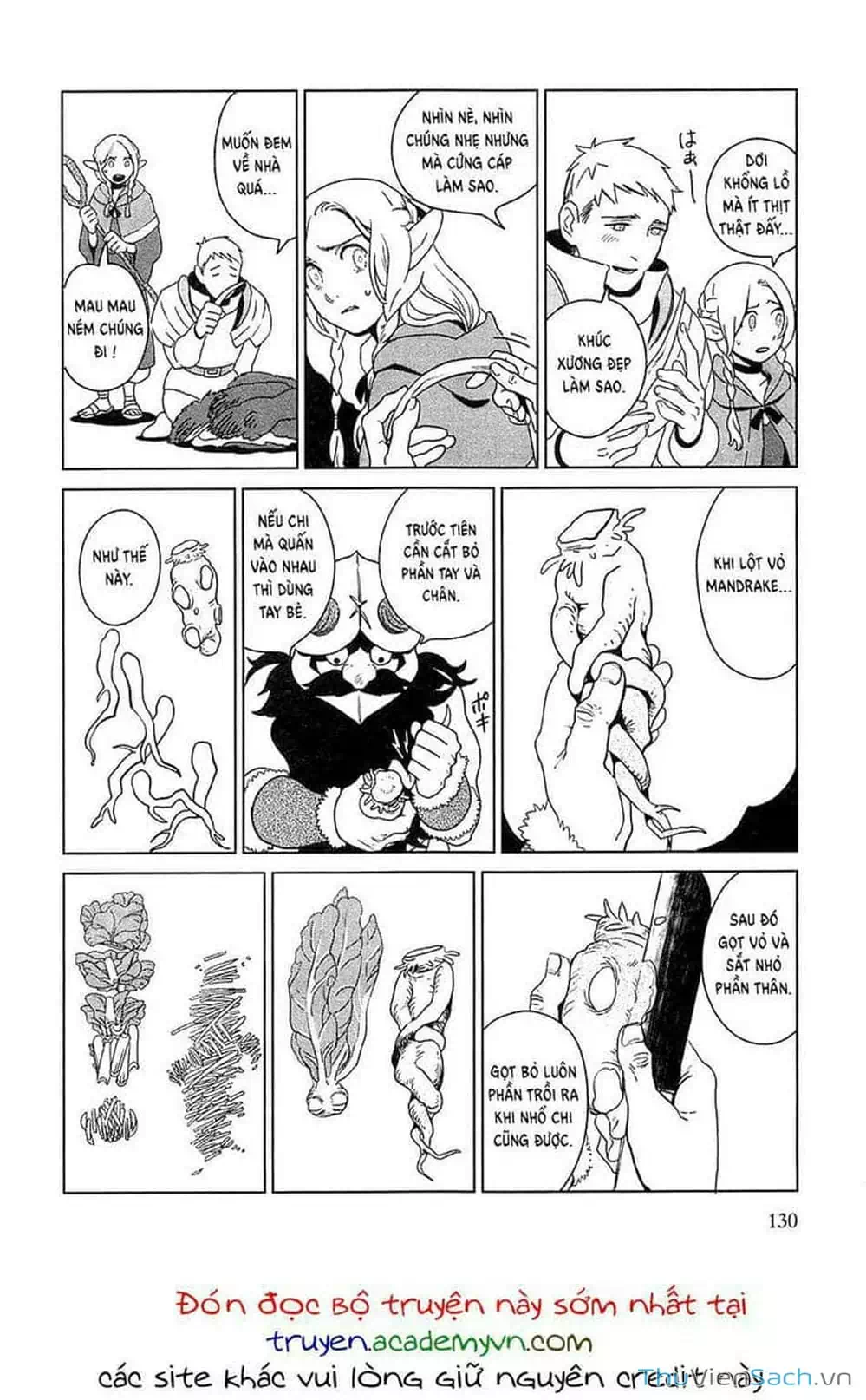 Truyện Tranh Mỹ Vị Hầm Ngục - Dungeon Meshi trang 4