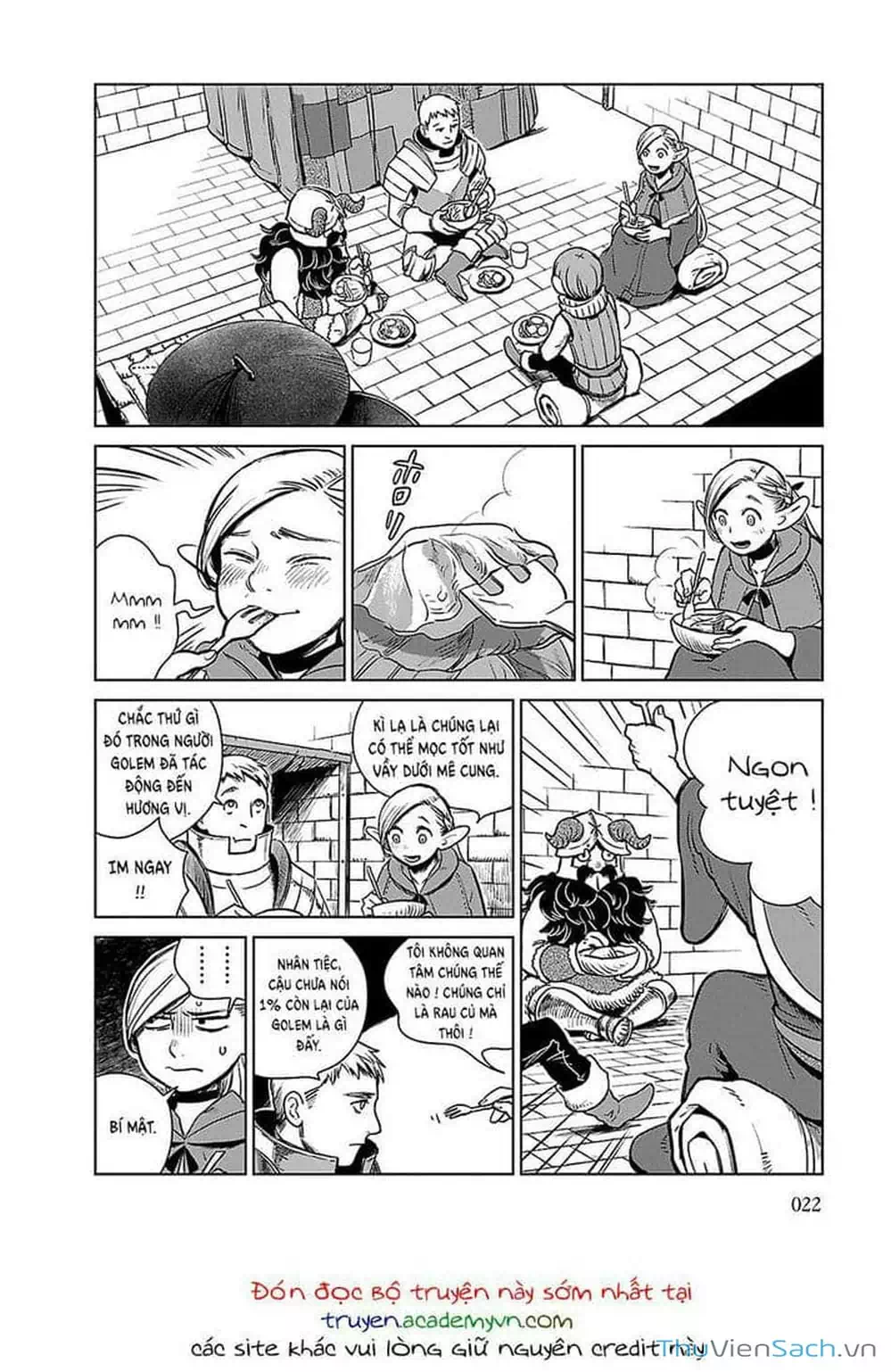 Truyện Tranh Mỹ Vị Hầm Ngục - Dungeon Meshi trang 4