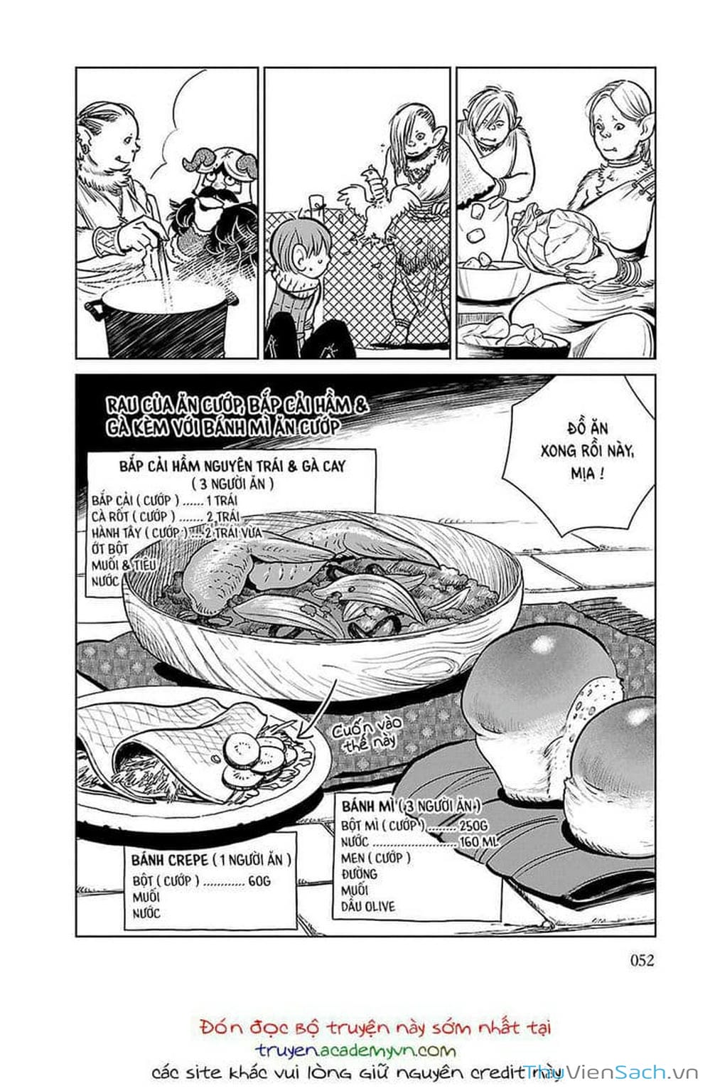 Truyện Tranh Mỹ Vị Hầm Ngục - Dungeon Meshi trang 4