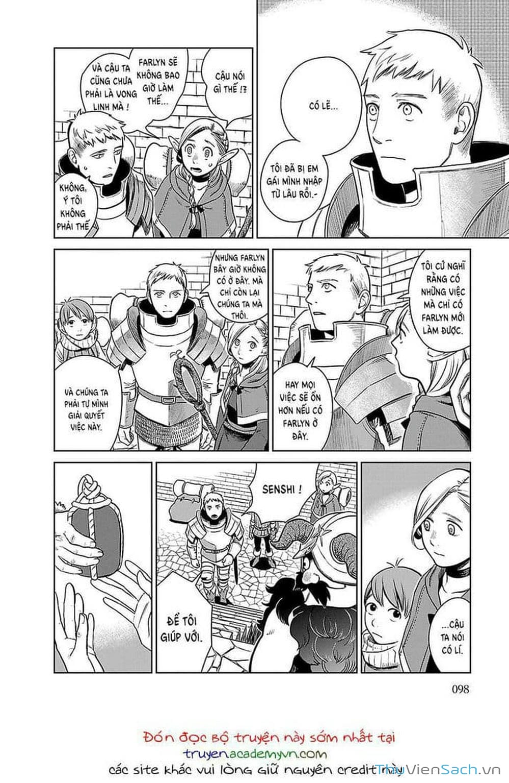 Truyện Tranh Mỹ Vị Hầm Ngục - Dungeon Meshi trang 4